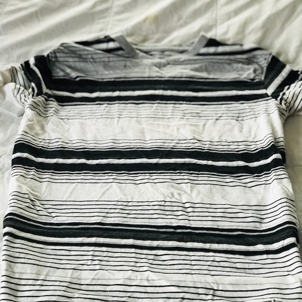 Striped Vneck - Picture 2 of 2
